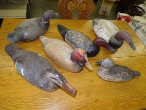 6 Vintage Duck Decoys
