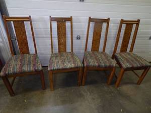 4 Wood Chairs