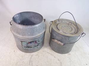 Pair of Vintage  Minnow Buckets