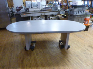 Gray Formica Conference Table