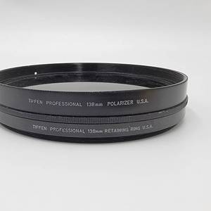 No Reserve Tiffen 138mm Polarizing Filter and Tiffen 138mm Retaining Ring No Reserve