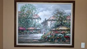 lot 6 image: Elegant Authentic Pierre LaTour Painting