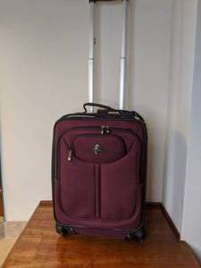 lot 141 image: Burgundy Atlantic Luggage, Small