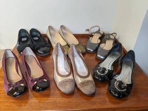 lot 143 image: Lot of (6) Vintage Shoes