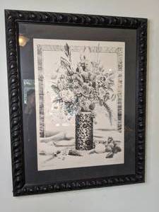lot 1 image: Stunning Carl Grupp Lithograph Dakota Bouquet II