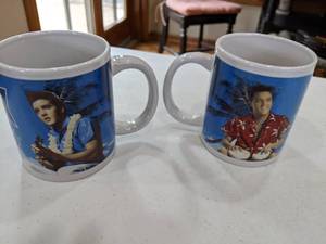lot 304 image: Elvis Presley Mugs