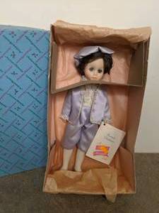 lot 361 image: Vintage Collectible Doll - Madame Alexander - Portrait of Children (Light Blue Boy)
