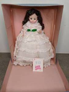 lot 351 image: Vintage Collectible Doll - Madame Alexander - Scarlett OHara in Civil War Dress