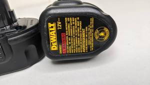 lot 279 image: Lot of Two 7.2 Volt Dewalt Batteries