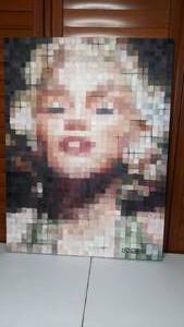 lot 88 image: Original D. C. Holth Canvas Wrap of Marilyn Monroe