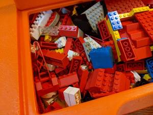 lot 854 image: KNEX Tote Filled with Lego