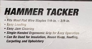 lot 52 image: Hammer Tacker