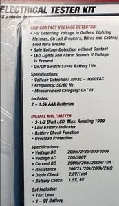 lot 56 image: Electrical Tester Kit