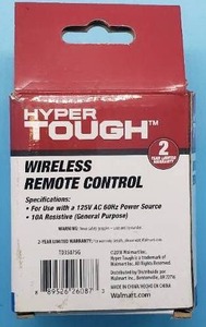 lot 62 image: Indoor Wireless Remote Control