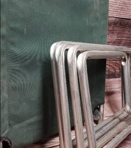 2 Green Canvas Cots