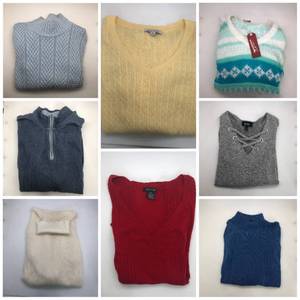 lot 33 image: Sweater Collection (M)  Croft & Barrow By By Studio Works Cool Attitude The Damon Turtle Joseph Abboud