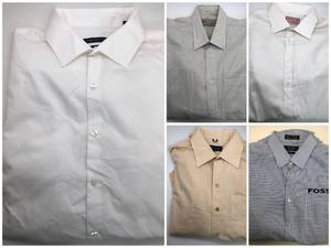 lot 42 image: Button Up Shirt Collection (34-35) Van Heusen Vito Rufolo Thomas Pink Kenneth Cole Nordstrom