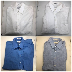 lot 41 image: Button Up Shirt Collection (34-35) Joseph & Feiss Pierre Cardin Arrow Bill Bass Joseph Abboud