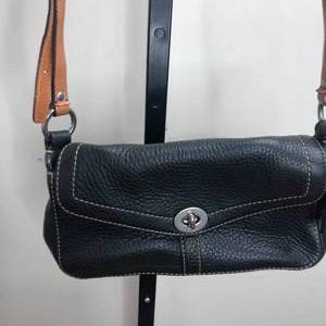 lot 74 image: Black Coach Crossbody Purse