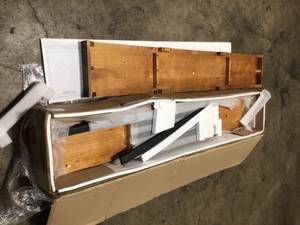 lot 25 image: Mahogany Dining Table open box see pictures