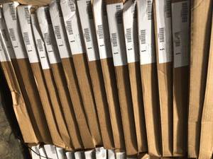 lot 34 image: Lot of 35 Plaskolite 4 ft. x 2 ft. Suspended Egg Crate Light Ceiling Panel see pictures
