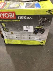 lot 40 image: Ryobi 3000 PSI 2.3 GPM Honda Gas Pressure Washer not used customer return see pictures
