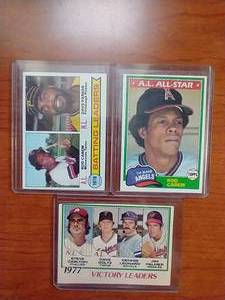 3 Vintage Twins Player Cards