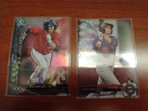 2 Alex Kirilloff Rookie Cards