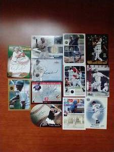 12 AutographRelic Baseball Cards