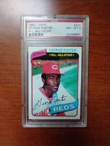 1980 Topps George Foster PSA 8