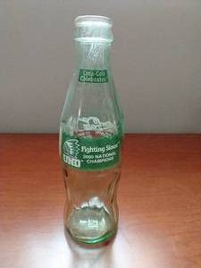 2000 Fighting Sioux Hockey National Champions Coke Bottle