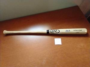 Akil Baddoo Autographed Bat - WCOA