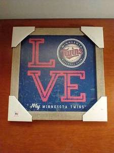 Minnesota Twins Wooden Plaque
