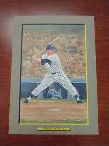 1987 Perez-Steele Great Moments Mickey Mantle Card - #d out of 5,000