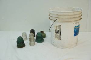 Vintage glass insulators