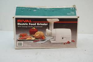 Food grinder with attachments
