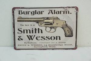 Metal sign