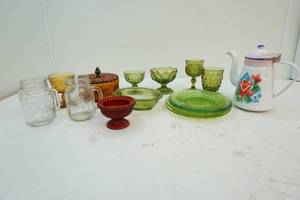 Vintage glassware