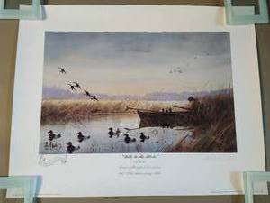 lot 384 image: Les C. Kouba Bills In The Block Collectors Edition Print- Signed & Numbered