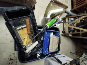 lot 454 image: Paint Supplies and Caulk
