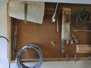lot 490 image: Contents of Peg Boards
