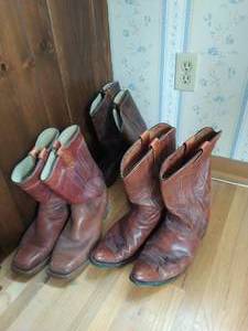 lot 106 image: Three  Pairs Of Leather Boots