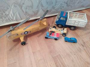 lot 120 image: Collection Of Vintage Trucks And Toys