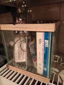 lot 15 image: Small Cube Aquarium