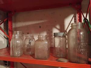 lot 25 image: Collection Of Jars And Canning Materials