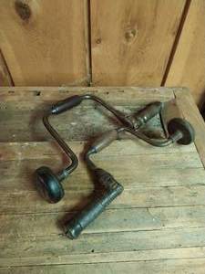 lot 43 image: Two Vintage Hand Augers