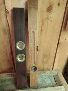lot 46 image: Two Vintage Wood Levels