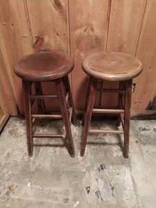 lot 225 image: Vintage Stools