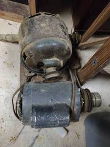 lot 470 image: Two Electric Motors