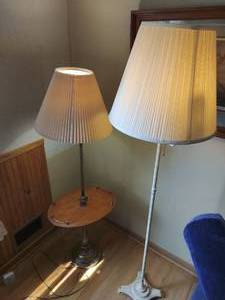 lot 73 image: Two Floor Lamps